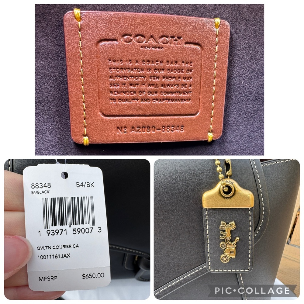 Coach Courier Carryall Bag 88348 - Picture 8 of 12